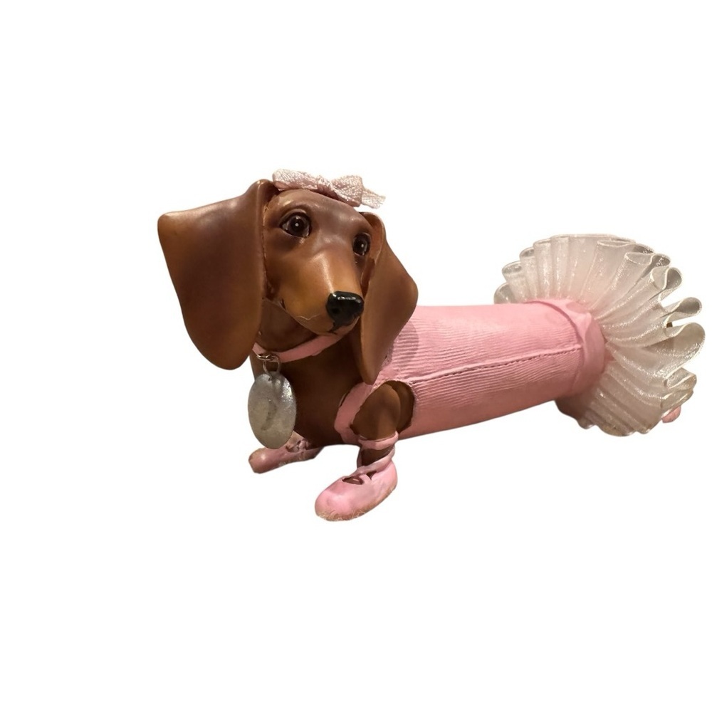 Westland Hot Diggity Dog The Prima Balleriner Weiner Dachshund Resin Figure - Picture 6 of 7